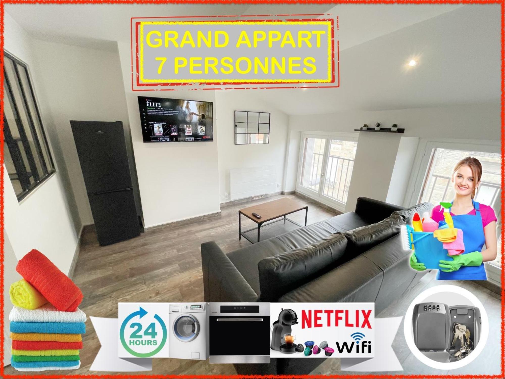 017 Chic & Cosy F2 53M2 Hypercentre Wifi Smart Tv Netflix Apartment Saint-Etienne  Luaran gambar