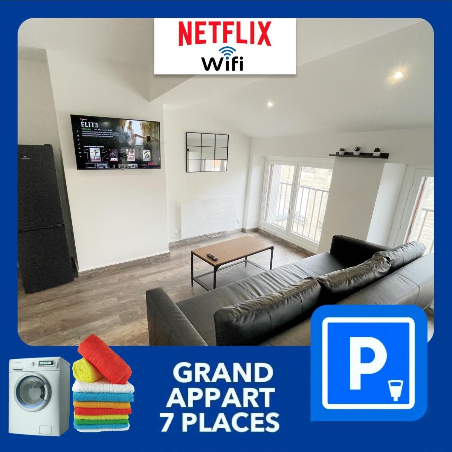 017 Chic & Cosy F2 53M2 Hypercentre Wifi Smart Tv Netflix Apartment Saint-Etienne  Luaran gambar